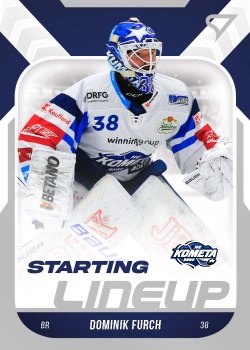 Dominik Furch Kometa Brno Tipsport ELH 2022/23 SportZoo 2. serie Starting LINEUP #SL-61